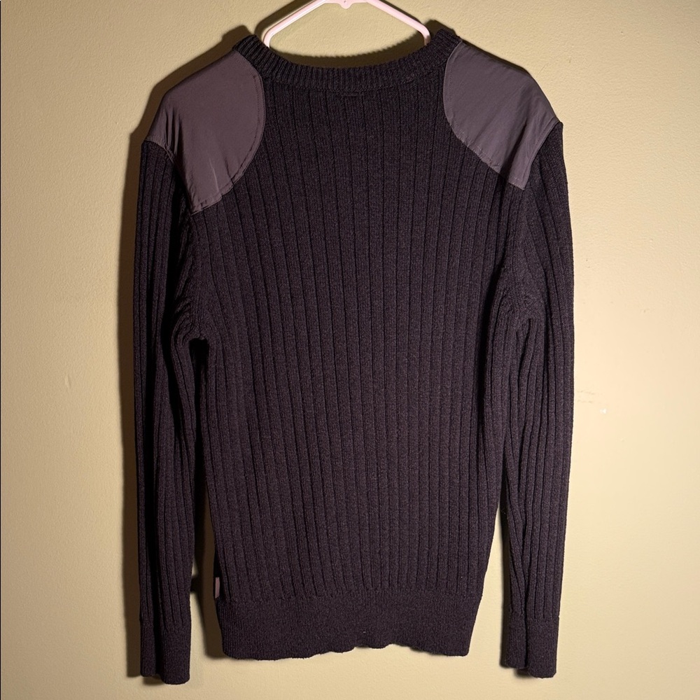 Patagonia Men's Black Ribbed Crewneck Sweater - Picture 6 of 9